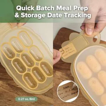 Haakaa Silicone Nibble Freezer Tray for Teething Popsicles