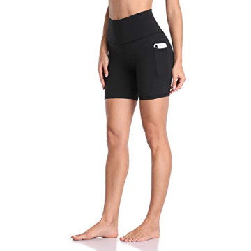 High Waisted Biker Shorts with Pockets for Active Women