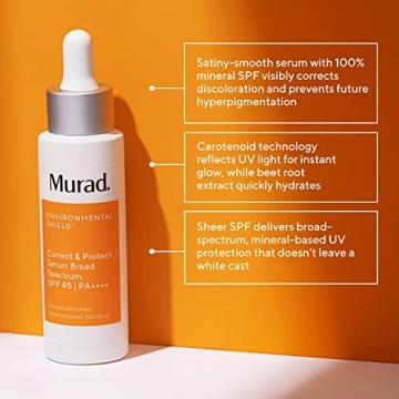 Murad Correct & Protect SPF 45 Mineral Sunscreen Serum 1oz