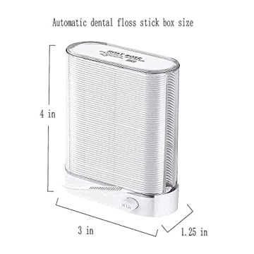 Holy Rose Floss Picks Dispenser - Portable Tooth Care Solution