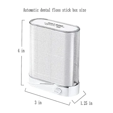 Holy Rose Floss Picks Dispenser - Portable Tooth Care Solution