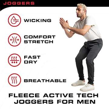 Ultra Performance Joggers for Men - 3 Pack Activewear
