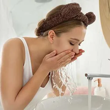 Cute Bear Ears Spa Headband for Makeup and Beauty
