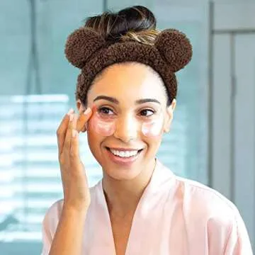 Cute Bear Ears Spa Headband for Makeup and Beauty