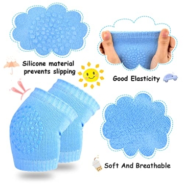 IUMÉ Baby Knee Pads for Crawling - 5 Pairs of Comfort
