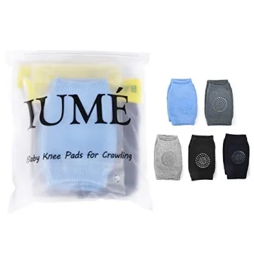 IUMÉ Baby Knee Pads for Crawling - 5 Pairs of Comfort