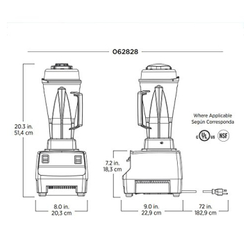 Vita-Mix 62828 Drink Machine Blender for Perfect Smoothies