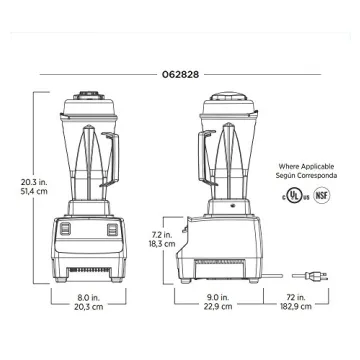 Vita-Mix 62828 Drink Machine Blender for Perfect Smoothies