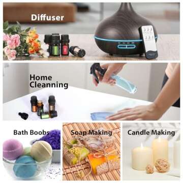 36 x 5 ML Pure Essential Oils Set for Aromatherapy