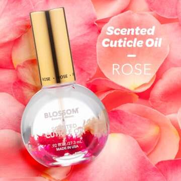Blossom Cuticle Oil for Nails, Hydrating, Moisturizing, Scented Nail Oil Cuticle Care, Infused with ...