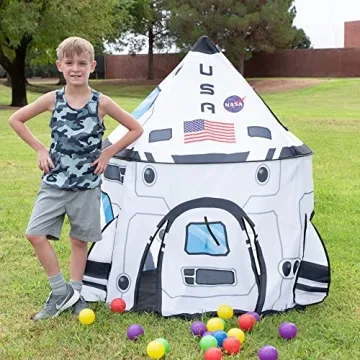 JOYIN Rocket Ship Play Tent for Indoor Outdoor Adventure