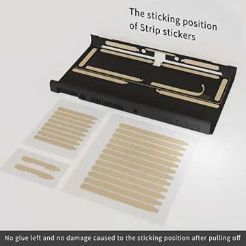 PlayVital AlterGrips Protective Slim Case for Nintendo Switch OLED, Ergonomic Grip Cover for Joycon, Dockable Hard Shell for Switch OLED w/Thumb Grip Caps & Button Caps - Matcha Green