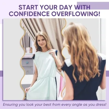 LadyNow 76"x34" Arched Full Length Mirror in Gold