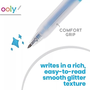 Ooly Oh My Glitter Gel Pens Set of 4 for Creative Fun