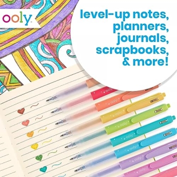 Ooly Oh My Glitter Gel Pens Set of 4 for Creative Fun