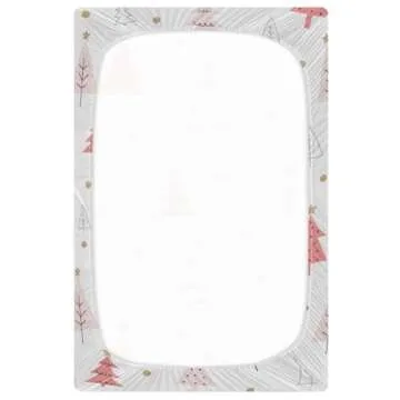 Pfrewn Christmas Crib Sheet for Cozy Nursery Decor