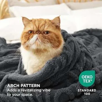 Bedsure Grey Throw Blanket - Ultra Soft & Cozy Fleece