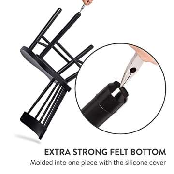 Aneaseit Chair Leg Floor Protectors - 16 pcs Durable Silicone