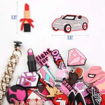 Mr. Pen- Different Charms, 50 Pcs, PVC Random Different Charms, Decoration Charms for Decoration, Charm, Cute Charms, Charms Bulk, Charms Pack, Random Charms