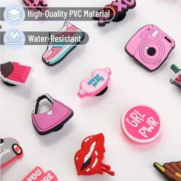 Mr. Pen- Different Charms, 50 Pcs, PVC Random Different Charms, Decoration Charms for Decoration, Charm, Cute Charms, Charms Bulk, Charms Pack, Random Charms