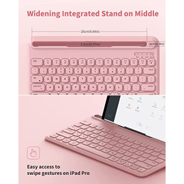 seenda Backlit Bluetooth Keyboard with Multi-Device Support