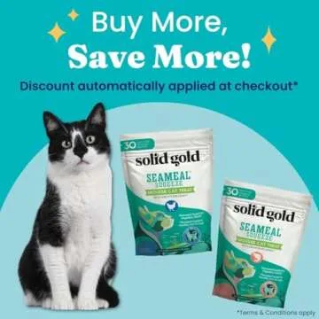 Solid Gold Salmon Bone Broth for Cats - Nutrient-Rich Meal Topper