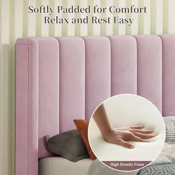 Stylish Zanmintaobo Upholstered Platform Bed Frame