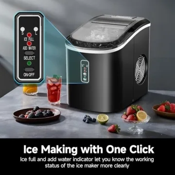 Euhomy Ice Maker: Fast Ice Production & Self-Cleaning