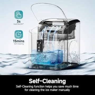 Euhomy Ice Maker: Fast Ice Production & Self-Cleaning