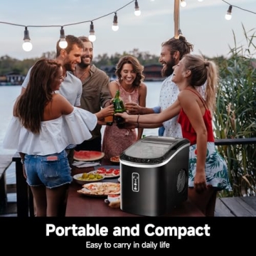 Euhomy Ice Maker: Fast Ice Production & Self-Cleaning