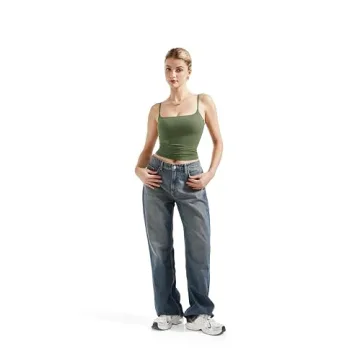 SUUKSESS Sexy Square Neck Tank Top for Women