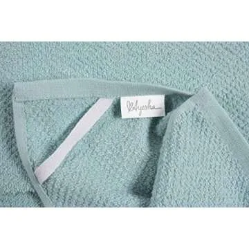 KAF Home Ayesha Curry Mixed Utility Kitchen Towel Set, Mixed Terry Kitchen Towels, Set of 6, Aqua