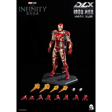 Iron Man MK43 DLX Collectible Figure by threezero