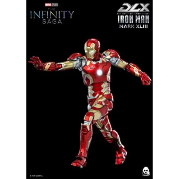 Iron Man MK43 DLX Collectible Figure by threezero