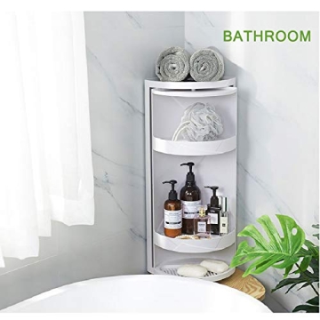 Bretoes Multifunction Bathroom Kitchen Corner Shelf