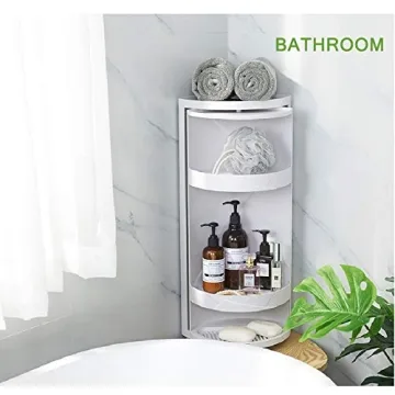 Bretoes Multifunction Bathroom Kitchen Corner Shelf