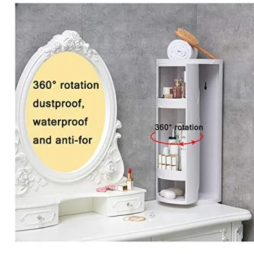 Bretoes Multifunction Bathroom Kitchen Corner Shelf