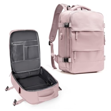 coowoz Large Travel Backpack For Women Men,Carry On Backpack,Hiking Backpack Waterproof Outdoor Spor...
