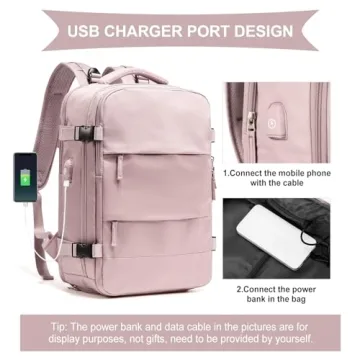 Coowoz Large Travel Backpack - Waterproof & Versatile