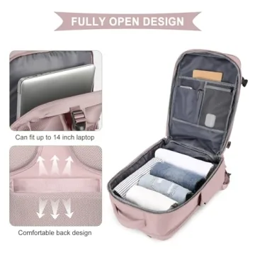 Coowoz Large Travel Backpack - Waterproof & Versatile