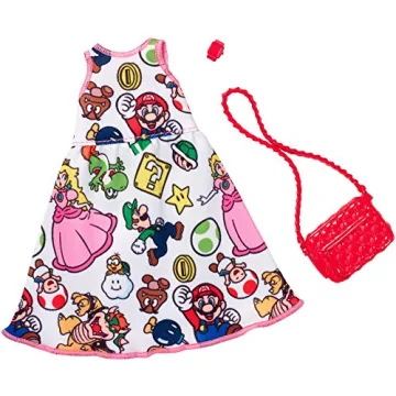 Barbie Super Mario Fashion Pack - Colorful Outfit for Dolls