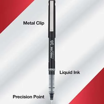 Pilot Precise V5 Pens, Assorted Colors, Pack of 10