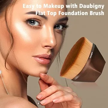 Daubigny Foundation Brush - Flawless Coverage & Travel Case