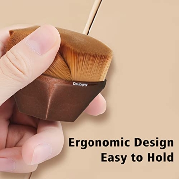 Daubigny Foundation Brush - Flawless Coverage & Travel Case