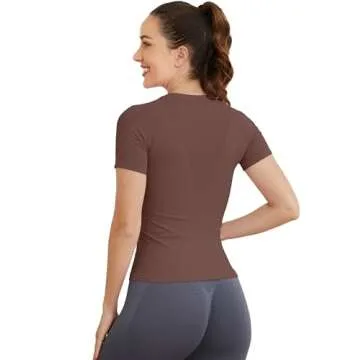Shop MathCat Seamless Workout Tops for Women – Yoga & Gym