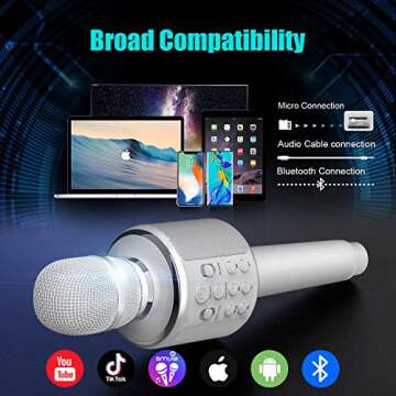 XZL Karaoke Microphone - Portable Wireless Fun