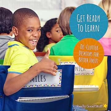 Cheerful Rainbow Storage Pockets for Classroom Organization