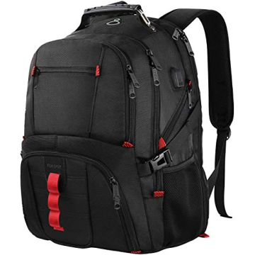 YOREPEK Large Durable Travel Backpack with USB Charging