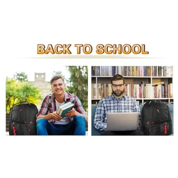 YOREPEK Large Durable Travel Backpack with USB Charging