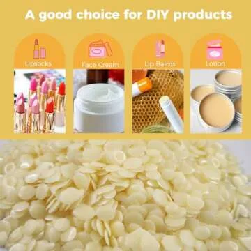 CoolCrafts Candelilla Wax Pellets Candelilla Vegan Wax for Cosmetics DIY, Soap and Candle Making, Alternative to Beeswax - 14 OZ